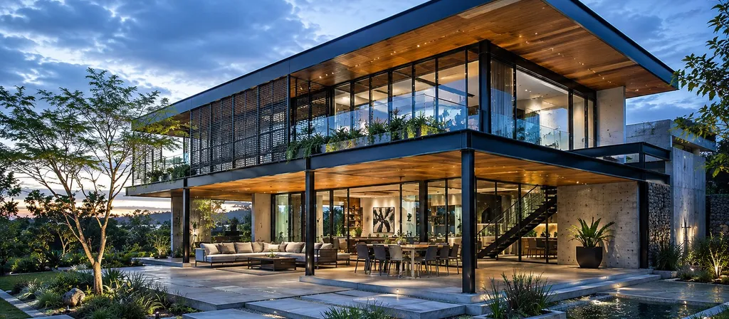 Estructura de una obra nueva en construcción
